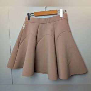 ARMANI JEANS Mini Women Skirt Women Size XXS (Runs Larger) Wavy Beige Pink Color